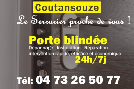Porte blindée Coutansouze - Porte blindee Coutansouze - Blindage de porte Coutansouze - Bloc porte Coutansouze