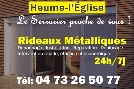 rideau metallique Heume-l'Église - rideaux metalliques Heume-l'Église - rideaux Heume-l'Église - entretien, Pose en neuf, pose en rénovation, motorisation, dépannage, déblocage, remplacement, réparation, automatisation de rideaux métalliques à Heume-l'Église