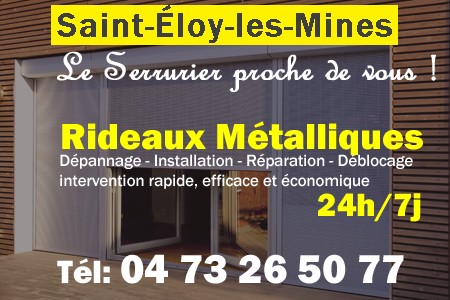 rideau metallique Saint-Éloy-les-Mines - rideaux metalliques Saint-Éloy-les-Mines - rideaux Saint-Éloy-les-Mines - entretien, Pose en neuf, pose en rénovation, motorisation, dépannage, déblocage, remplacement, réparation, automatisation de rideaux métalliques à Saint-Éloy-les-Mines