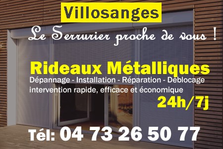 rideau metallique Villosanges - rideaux metalliques Villosanges - rideaux Villosanges - entretien, Pose en neuf, pose en rénovation, motorisation, dépannage, déblocage, remplacement, réparation, automatisation de rideaux métalliques à Villosanges