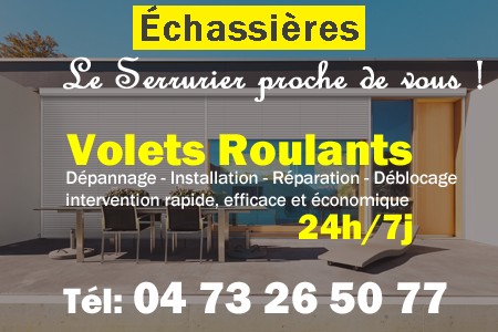 volet roulant Échassières - volets Échassières - volet Échassières - entretien, Pose en neuf, pose en rénovation, motorisation, dépannage, déblocage, remplacement, réparation, automatisation de volet roulant à Échassières