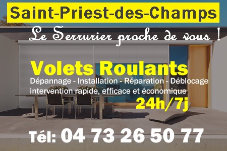 volet roulant Saint-Priest-des-Champs - volets Saint-Priest-des-Champs - volet Saint-Priest-des-Champs - entretien, Pose en neuf, pose en rénovation, motorisation, dépannage, déblocage, remplacement, réparation, automatisation de volet roulant à Saint-Priest-des-Champs