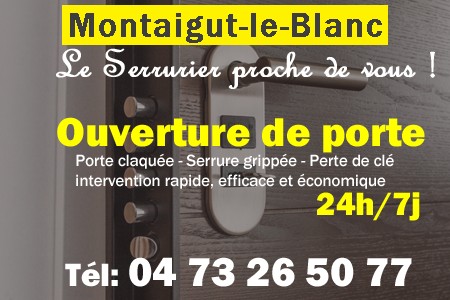 Ouverture de porte Montaigut-le-Blanc - Porte claquée Montaigut-le-Blanc - Porte fermée Montaigut-le-Blanc - serrure bloquée Montaigut-le-Blanc - serrure grippée Montaigut-le-Blanc