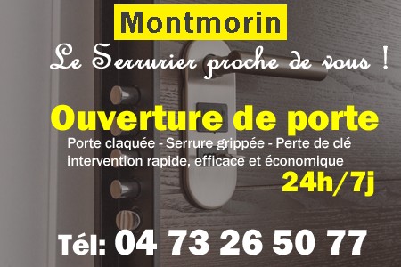 Ouverture de porte Montmorin - Porte claquée Montmorin - Porte fermée Montmorin - serrure bloquée Montmorin - serrure grippée Montmorin