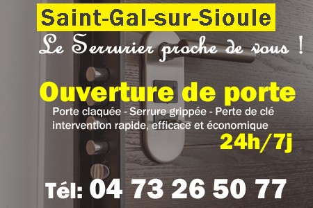 Ouverture de porte Saint-Gal-sur-Sioule - Porte claquée Saint-Gal-sur-Sioule - Porte fermée Saint-Gal-sur-Sioule - serrure bloquée Saint-Gal-sur-Sioule - serrure grippée Saint-Gal-sur-Sioule