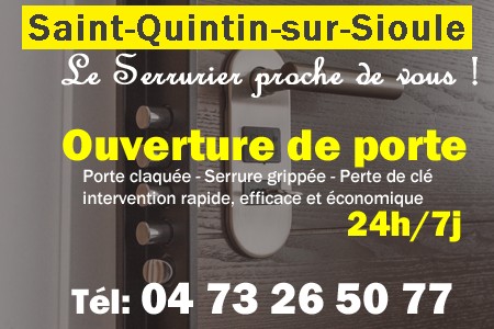 Ouverture de porte Saint-Quintin-sur-Sioule - Porte claquée Saint-Quintin-sur-Sioule - Porte fermée Saint-Quintin-sur-Sioule - serrure bloquée Saint-Quintin-sur-Sioule - serrure grippée Saint-Quintin-sur-Sioule