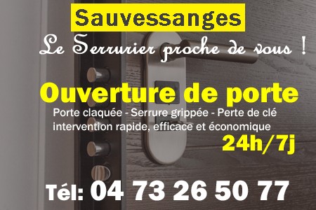 Ouverture de porte Sauvessanges - Porte claquée Sauvessanges - Porte fermée Sauvessanges - serrure bloquée Sauvessanges - serrure grippée Sauvessanges