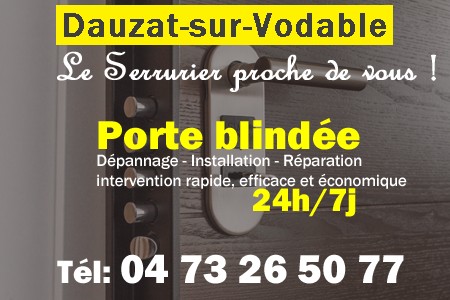 Porte blindée Dauzat-sur-Vodable - Porte blindee Dauzat-sur-Vodable - Blindage de porte Dauzat-sur-Vodable - Bloc porte Dauzat-sur-Vodable