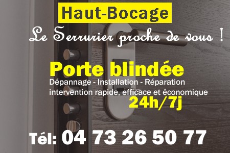 Porte blindée Haut-Bocage - Porte blindee Haut-Bocage - Blindage de porte Haut-Bocage - Bloc porte Haut-Bocage