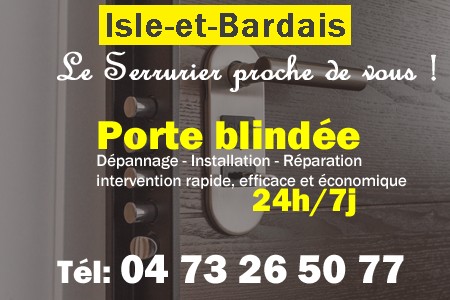 Porte blindée Isle-et-Bardais - Porte blindee Isle-et-Bardais - Blindage de porte Isle-et-Bardais - Bloc porte Isle-et-Bardais