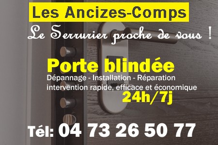 Porte blindée Les Ancizes-Comps - Porte blindee Les Ancizes-Comps - Blindage de porte Les Ancizes-Comps - Bloc porte Les Ancizes-Comps