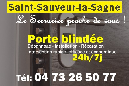 Porte blindée Saint-Sauveur-la-Sagne - Porte blindee Saint-Sauveur-la-Sagne - Blindage de porte Saint-Sauveur-la-Sagne - Bloc porte Saint-Sauveur-la-Sagne