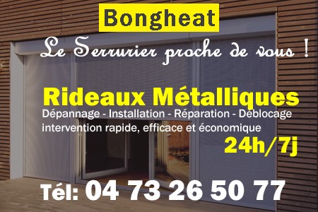 rideau metallique Bongheat - rideaux metalliques Bongheat - rideaux Bongheat - entretien, Pose en neuf, pose en rénovation, motorisation, dépannage, déblocage, remplacement, réparation, automatisation de rideaux métalliques à Bongheat