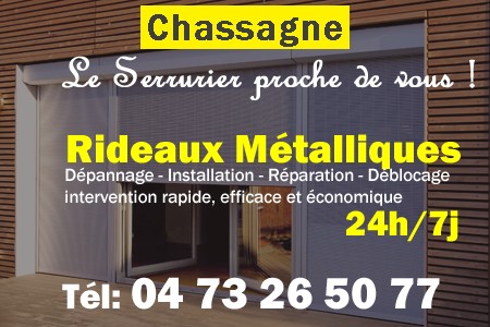 rideau metallique Chassagne - rideaux metalliques Chassagne - rideaux Chassagne - entretien, Pose en neuf, pose en rénovation, motorisation, dépannage, déblocage, remplacement, réparation, automatisation de rideaux métalliques à Chassagne