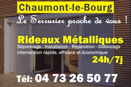 rideau metallique Chaumont-le-Bourg - rideaux metalliques Chaumont-le-Bourg - rideaux Chaumont-le-Bourg - entretien, Pose en neuf, pose en rénovation, motorisation, dépannage, déblocage, remplacement, réparation, automatisation de rideaux métalliques à Chaumont-le-Bourg