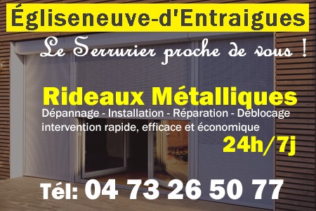 rideau metallique Égliseneuve-d'Entraigues - rideaux metalliques Égliseneuve-d'Entraigues - rideaux Égliseneuve-d'Entraigues - entretien, Pose en neuf, pose en rénovation, motorisation, dépannage, déblocage, remplacement, réparation, automatisation de rideaux métalliques à Égliseneuve-d'Entraigues