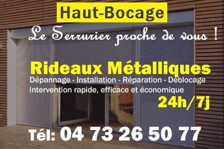 rideau metallique Haut-Bocage - rideaux metalliques Haut-Bocage - rideaux Haut-Bocage - entretien, Pose en neuf, pose en rénovation, motorisation, dépannage, déblocage, remplacement, réparation, automatisation de rideaux métalliques à Haut-Bocage