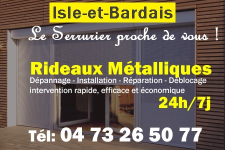 rideau metallique Isle-et-Bardais - rideaux metalliques Isle-et-Bardais - rideaux Isle-et-Bardais - entretien, Pose en neuf, pose en rénovation, motorisation, dépannage, déblocage, remplacement, réparation, automatisation de rideaux métalliques à Isle-et-Bardais