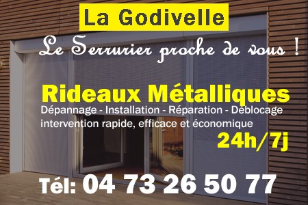 rideau metallique La Godivelle - rideaux metalliques La Godivelle - rideaux La Godivelle - entretien, Pose en neuf, pose en rénovation, motorisation, dépannage, déblocage, remplacement, réparation, automatisation de rideaux métalliques à La Godivelle