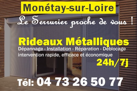 rideau metallique Monétay-sur-Loire - rideaux metalliques Monétay-sur-Loire - rideaux Monétay-sur-Loire - entretien, Pose en neuf, pose en rénovation, motorisation, dépannage, déblocage, remplacement, réparation, automatisation de rideaux métalliques à Monétay-sur-Loire