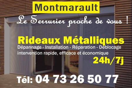 rideau metallique Montmarault - rideaux metalliques Montmarault - rideaux Montmarault - entretien, Pose en neuf, pose en rénovation, motorisation, dépannage, déblocage, remplacement, réparation, automatisation de rideaux métalliques à Montmarault