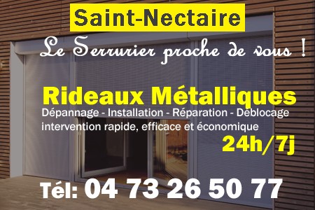 rideau metallique Saint-Nectaire - rideaux metalliques Saint-Nectaire - rideaux Saint-Nectaire - entretien, Pose en neuf, pose en rénovation, motorisation, dépannage, déblocage, remplacement, réparation, automatisation de rideaux métalliques à Saint-Nectaire