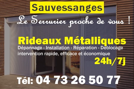 rideau metallique Sauvessanges - rideaux metalliques Sauvessanges - rideaux Sauvessanges - entretien, Pose en neuf, pose en rénovation, motorisation, dépannage, déblocage, remplacement, réparation, automatisation de rideaux métalliques à Sauvessanges