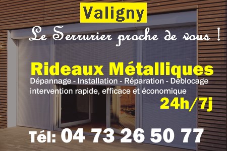 rideau metallique Valigny - rideaux metalliques Valigny - rideaux Valigny - entretien, Pose en neuf, pose en rénovation, motorisation, dépannage, déblocage, remplacement, réparation, automatisation de rideaux métalliques à Valigny