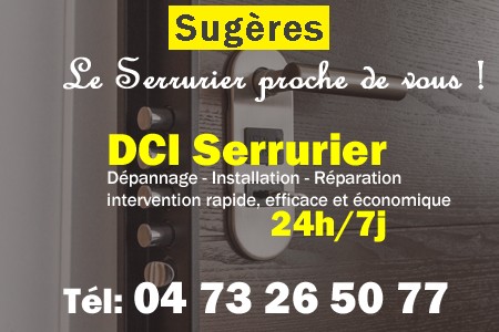 Serrure à Sugères - Serrurier à Sugères - Serrurerie à Sugères - Serrurier Sugères - Serrurerie Sugères - Dépannage Serrurerie Sugères - Installation Serrure Sugères - Urgent Serrurier Sugères - Serrurier Sugères pas cher - sos serrurier sugeres - urgence serrurier sugeres - serrurier sugeres ouvert le dimanche