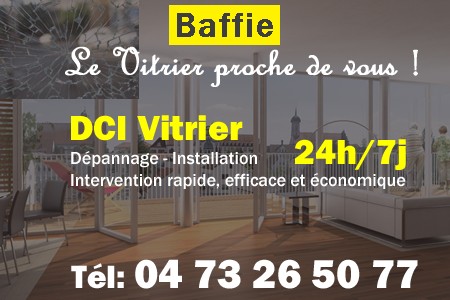 Vitrier à Baffie - Vitre à Baffie - Vitriers à Baffie - Vitrerie Baffie - Double vitrage à Baffie - Dépannage Vitrier Baffie - Remplacement vitre Baffie - Urgent Vitrier Baffie - Vitrier Baffie pas cher - sos vitrier baffie - urgence vitrier baffie - vitrier baffie ouvert le dimanche