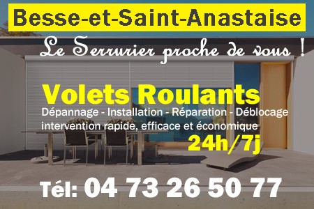 volet roulant Besse-et-Saint-Anastaise - volets Besse-et-Saint-Anastaise - volet Besse-et-Saint-Anastaise - entretien, Pose en neuf, pose en rénovation, motorisation, dépannage, déblocage, remplacement, réparation, automatisation de volet roulant à Besse-et-Saint-Anastaise