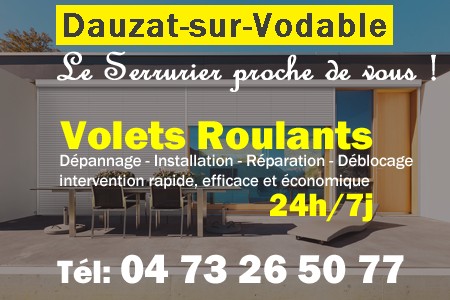 volet roulant Dauzat-sur-Vodable - volets Dauzat-sur-Vodable - volet Dauzat-sur-Vodable - entretien, Pose en neuf, pose en rénovation, motorisation, dépannage, déblocage, remplacement, réparation, automatisation de volet roulant à Dauzat-sur-Vodable