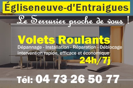 volet roulant Égliseneuve-d'Entraigues - volets Égliseneuve-d'Entraigues - volet Égliseneuve-d'Entraigues - entretien, Pose en neuf, pose en rénovation, motorisation, dépannage, déblocage, remplacement, réparation, automatisation de volet roulant à Égliseneuve-d'Entraigues