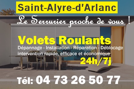 volet roulant Saint-Alyre-d'Arlanc - volets Saint-Alyre-d'Arlanc - volet Saint-Alyre-d'Arlanc - entretien, Pose en neuf, pose en rénovation, motorisation, dépannage, déblocage, remplacement, réparation, automatisation de volet roulant à Saint-Alyre-d'Arlanc