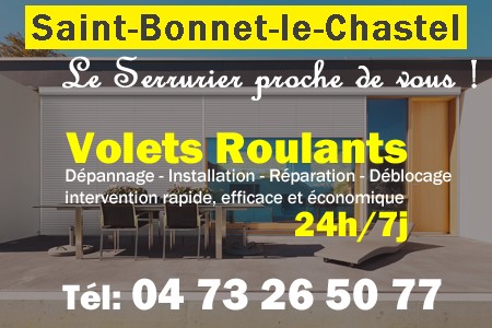 volet roulant Saint-Bonnet-le-Chastel - volets Saint-Bonnet-le-Chastel - volet Saint-Bonnet-le-Chastel - entretien, Pose en neuf, pose en rénovation, motorisation, dépannage, déblocage, remplacement, réparation, automatisation de volet roulant à Saint-Bonnet-le-Chastel