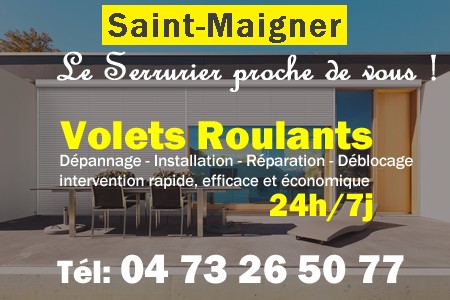 volet roulant Saint-Maigner - volets Saint-Maigner - volet Saint-Maigner - entretien, Pose en neuf, pose en rénovation, motorisation, dépannage, déblocage, remplacement, réparation, automatisation de volet roulant à Saint-Maigner