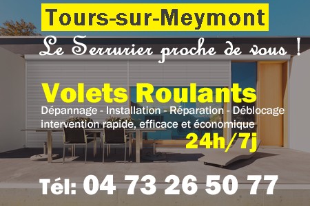 volet roulant Tours-sur-Meymont - volets Tours-sur-Meymont - volet Tours-sur-Meymont - entretien, Pose en neuf, pose en rénovation, motorisation, dépannage, déblocage, remplacement, réparation, automatisation de volet roulant à Tours-sur-Meymont